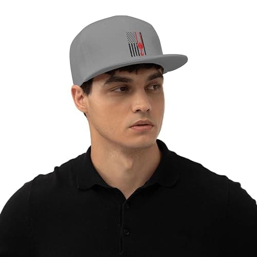 Patriotic Day Crane Operator USA Flag Snapback Hats for Men Women Baseball Cap Adjustable Flat Bill Hat thumbnail 6
