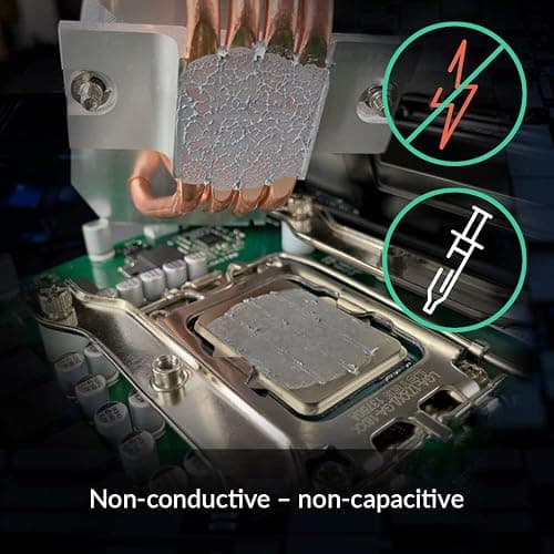 ARCTIC MX-6 (4 g, incl. 6 MX Cleaner) - Ultimate Performance Thermal Paste for CPU, Consoles, Graphics Cards, laptops, Very high Thermal Conductivity, Long Durability, Non-Conductive, Non-capacitive thumbnail 6