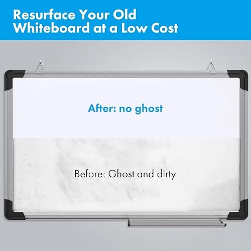 HAMIGAR Whiteboard Sticker for Wall 18" x 79" Dry Erase Board Wallpaper Peel and Stick, White Board Stick on Wall, Contact Paper Adhesive Poster Board Whiteboard with 1 Marker thumbnail 5