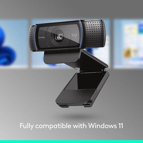 Logitech C920x HD Pro PC Webcam, Full HD 1080p/30fps Video, Clear Audio, HD Light Correction, Works with Microsoft Teams, Google Meet, Zoom, Nintendo Switch 2’s new GameChat mode, Mac/Tablet- Black thumbnail 5