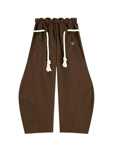 Aelfric Eden Super Baggy Barrel Sweatpants Wide Leg Pants for Women Men Casual Elastic Waist Unisex Lantern Trouser Pants - Image 1