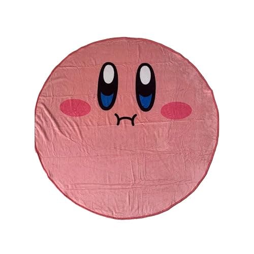 Kirby Big Face Throw Blanket - Image 1