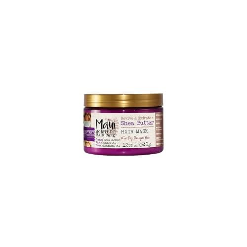 Maui Moisture Shea Butter Hair Mask for Dry Damaged Hair, 340g - Image 1