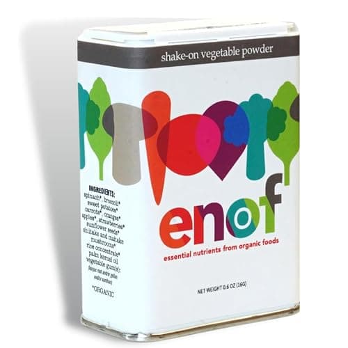 ENOF Organic Fruit and Vegetable Powder Supplement Kids & Adults | 10 Clean Ingredients - Strawberry, Spinach | Gluten & GMO Free Vegetable Powder for Kids | 60 Servings, 1 Mo. Supply, Made in USA - Image 1