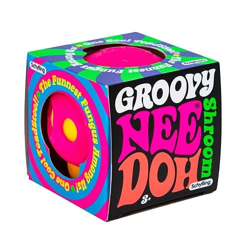 Schylling NeeDoh Shroom - The Groovy Glob! - Assorted Colors 2.7" x 2.7" thumbnail 5