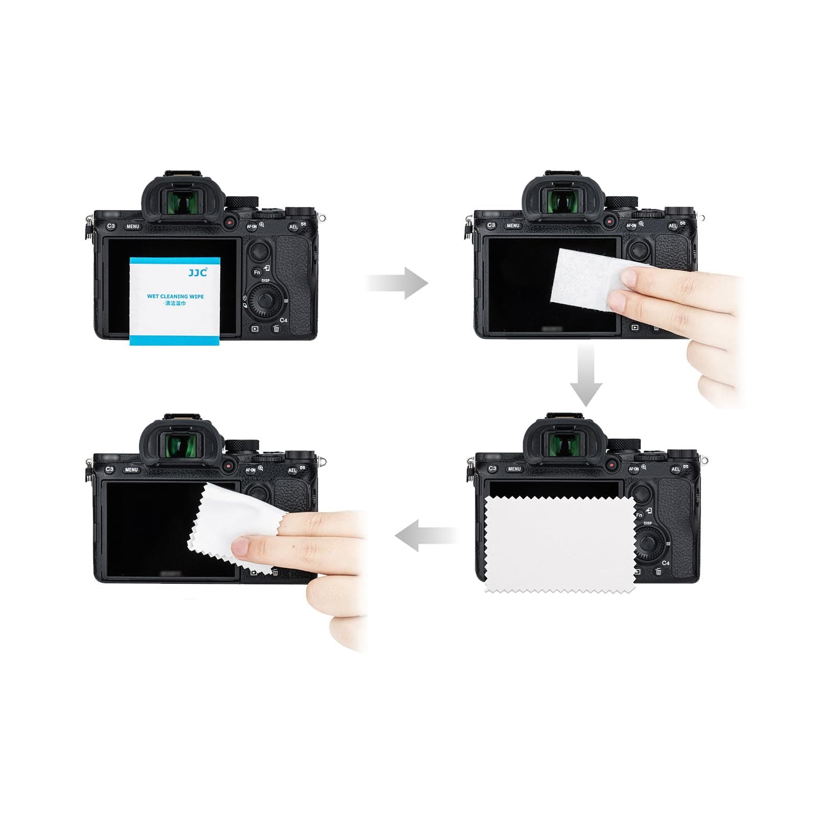 JJC - Juego de 2 protectores de visualización para cámara Fujifilm X-T5 XT5 XT-5, ultrafino, antihuellas, dureza 9H, bordes redondeados, 2.5D, protector de vidrio templado thumbnail 2