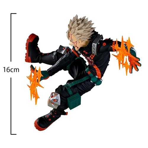 YLQANONG Bakugo Figures MHA Anime Figure Statues Midoriya Izuku Todoroki Shouto Toga Himiko Anime Action Figurine 16CM thumbnail 3