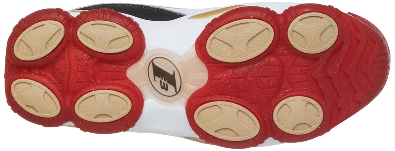 Reebok Mens The Answer DMX Faux Leather Fitness Basketball Shoes - 11 - Ftwr White/Flash Red/Core Black thumbnail 2