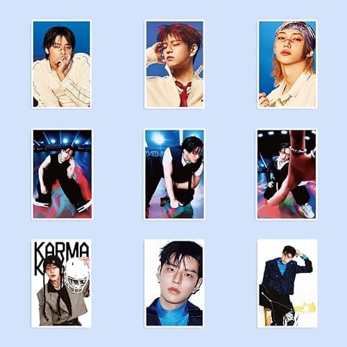 300PCS Stickers Set, Cute Stickers for Door, Car, Skateboard, Cellphone for Fans (Black) thumbnail 5