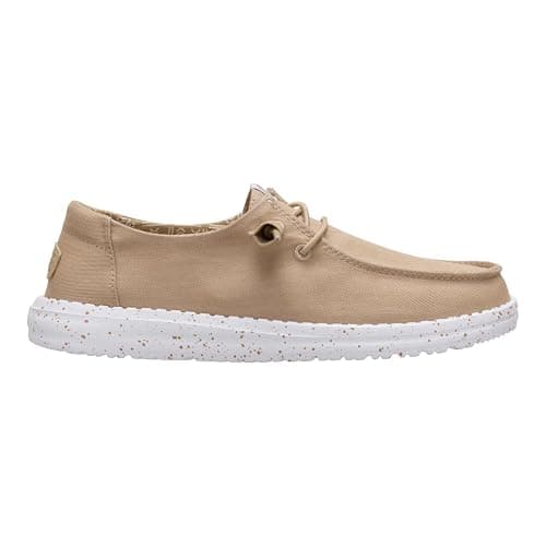HEYDUDE Women's Wendy Stretch Canvas Slip On Shoes | Easy On Loafer thumbnail 7