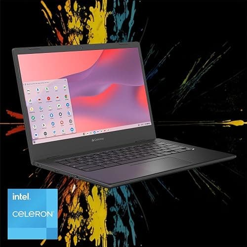 acer Gateway Chromebook 314 CBO314-1H-C476 Laptop | Intel Celeron N4500 | 14" Full HD (1920 x 1080) Display | 4GB LPDDR4X | 64GB eMMC | Wi-Fi 5 802.11ac | Chrome OS | Star Black thumbnail 11