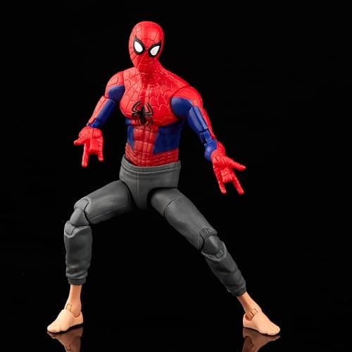 Spider-Man Marvel Legends Series Across The Spider-Verse Peter B Parker 6-inch Action Figure Toy, 2 Accessories thumbnail 6