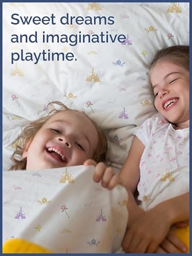Kids Princess Twin 3 Piece Sheet Set - Boys, Girls, Teens, Toddler - Easy Fit Deep Pockets - Breathable, Hotel Quality Bedding Sheets - Machine Washable - Wrinkle Free - Cute, Cozy, Soft - CGK Linens thumbnail 7