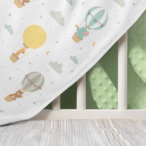 Air Balloon Minky Blanket 30 x 40 Inches, Gift for Christmas Birthday thumbnail 6