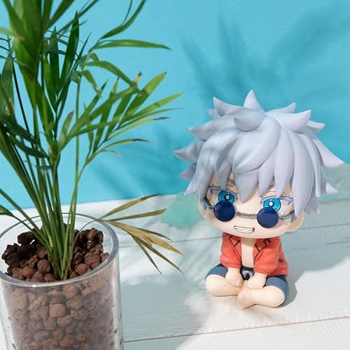 YLQANONG JJK Geto Suguru Look Up Figures Beach Casual Wear Ryomen Sukuna/Itadori Yuuji Anime Figure JJK Action Figurine 4.72IN thumbnail 6