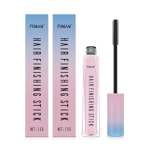 FUNAN Hair Finishing Stick 2 Pack, Flyaway Feel Stick Hair, Small Broken Hairs Finishing Cream, Non-Greasy and Non-Sticky - Image 1