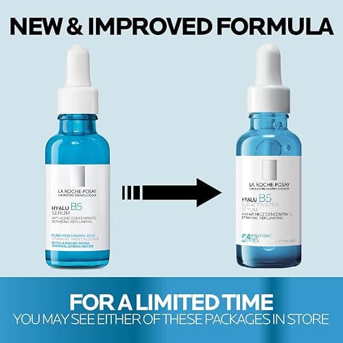 La Roche-Posay Hyalu B5 Suractivated Hyaluronic Acid Serum for Face, Vitamin B5 + Hyaluronic Acid + Glycerin, Hydrating Serum Visibly Plumps Skin, Sensitive Skin Safe, Anti Aging, Oil-Free thumbnail 7