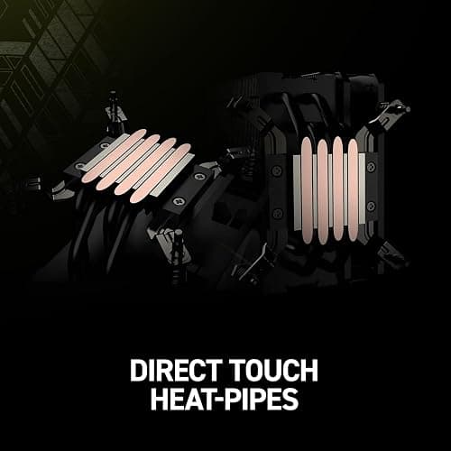 MSI MAG COREFROZR AA13 - ARGB CPU Air Cooler - LGA 1700/1851 / AM5/AM4 Compatible - 120mm ARGB PWM Fan - Direct Touch Heat-Pipes - Pre-Applied Thermal Paste - Black thumbnail 6