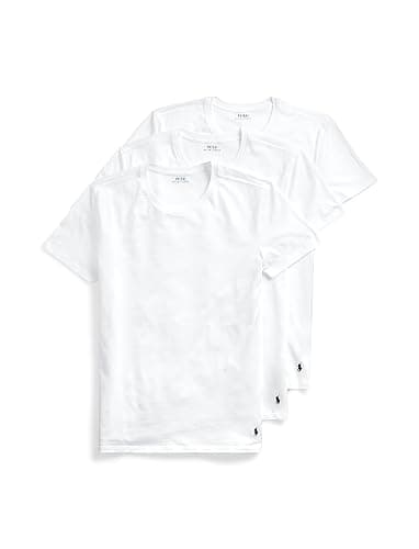 POLO RALPH LAUREN Men's T-Shirt, 3-Pack, Classic Men's Cotton Crewneck Shirts, Moisture-Wicking, (Long, Big & Tall) - Image 1