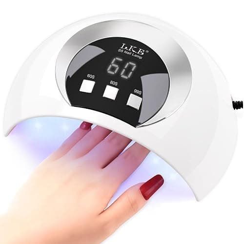 UV Nail Lamp, Nail Dryer 54W UV Lamps for Gel Nails with 3 Timer, Auto Sensor, LCD Screen, USB Plug, Led Nail Lamp Nails Dryers, Nail-Lamps, Gel Nail Lamp, Portable Nail UV Lamp - Image 1