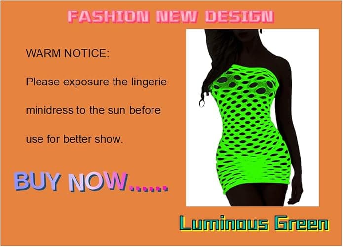 Vorifun Sexy Womens Strapless Fishnet Lingerie Sleepwear Mini Dress Tube Chemise Bodysuit One Size thumbnail 3