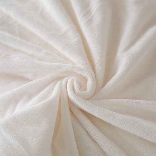 EMME Plush Shaggy White Duvet Cover Set Queen Size 3 Pieces Luxury Fuzzy Comforter Cover Set, Soft Faux Fur Fluffy Winter Bedding Set (White, Queen) thumbnail 6