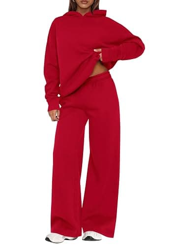 PRETTYGARDEN 2 Piece Lounge Sets for Women Matching Sweatsuits | Oversized Hoodies & Baggy Wide Leg Sweatpants,Casual Sweat Set,Workout Tracksuit,Airport Travel Outfits,Fashion Fall Clothes - Image 1