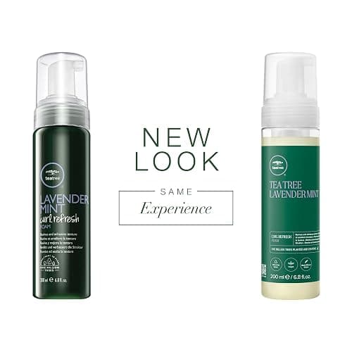 Tea Tree Lavender Mint Curl Refresh Foam, Hair Mousse, For Coarse, Curly + Dry Hair, 6.8 fl. oz. thumbnail 2