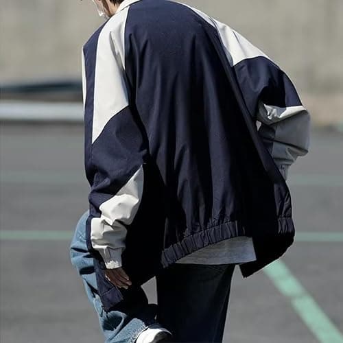 Hesaco Unisex Varsity Jacket, Letter Winter Jackets for Men and Women Streetwear Bomber Coats thumbnail 3