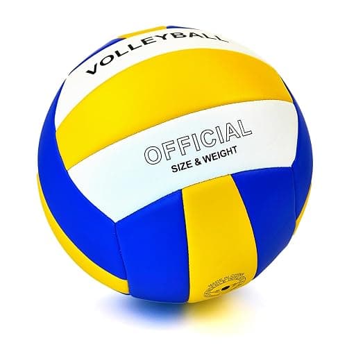 UERMAPTE Official Size 5 Volleyball Thickened Waterproof PU Anti-Burst Design for Indoor Beach and Pool Training for Beginner Teenager Adult - Image 1