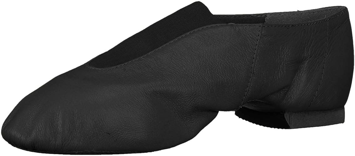 Bloch Dance Jazz Women Shoes Super Jazz Leather with Strong Elastic Slip On, High Durability, Neoprene stretch satin, Rubber Split Sole Leather, Dancing Shoe - Image 1