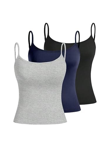 SOLY HUX Women's Crop Camisole Strap Tank Tops - Image 1