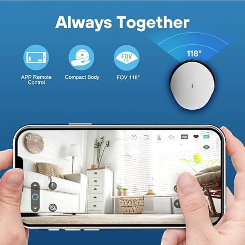 Enabot EBO SE Pet Camera Home Security Camera, Movable Indoor WiFi Cam, 2 Way Talk, Night Vision, 1080P Video, Self Charging Rechargeable Wireless Camera for Pet/Babt/Elderly thumbnail 3