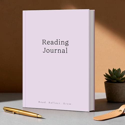 Verveorig Book Reading Journal with 60 Reviews, Reading Accessories & Bookish Gifts for Books Lovers & Readers Women, Hardcover Book Tracker Reading Log Journal, 5.7" x 8.3", Purple thumbnail 2