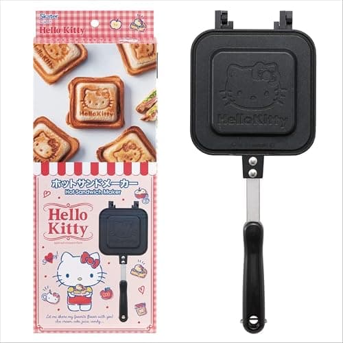 Skater Hello Kitty Sandwich Maker Cute Baking, Direct Fire, Aluminum - Image 1