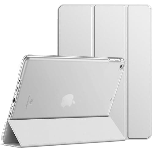 JETech Case for iPad 10.2-Inch (2021/2020/2019 Model, 9/8/7 Generation), Auto Wake/Sleep Cover (Silver) - Image 1
