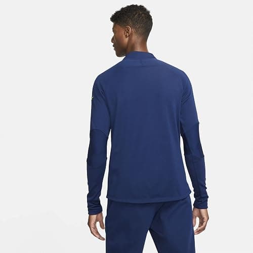 Nike Therma-FIT Academy Winter Warrior Men's Soccer Drill Top (as1, alpha, m, regular, regular, Blue Void/Blue Void/Volt) thumbnail 2