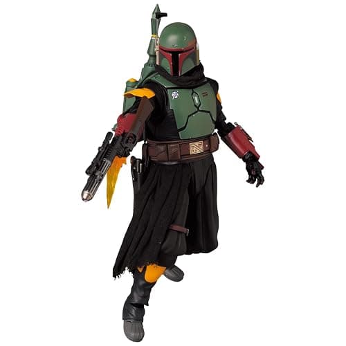 MAFEX No.201 Boba Fett (TM) Recovered Armor Action Figure Total Height Approx. 6.3 inches (160 mm), Non-Scale, Painted - Image 1