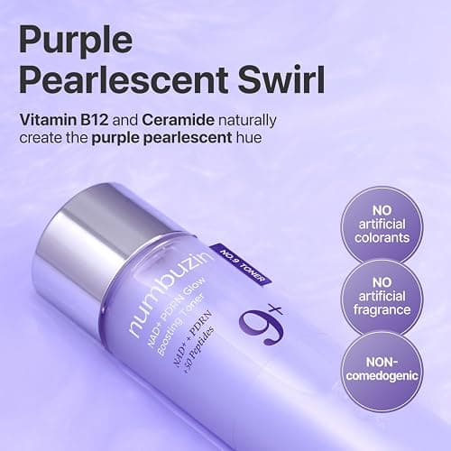 numbuzin No.9 NAD+ PDRN Glow Boosting Toner, Hydrating & Firming Toner for Wrinkles, Fine Lines & Dull Skin, Peptides & Salmon PDRN for Radiance, Korean Skincare 5.07 fl oz thumbnail 5