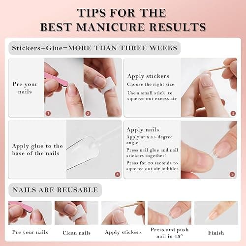 XZMeiLun 3D Gold Line French Tips Press On Nails Oval Short, White Flower French Tip Designer Reusable Acrylic Nails Press Ons, Fake Nails With Glue On Nail, Daily Wear Floral False Nails For Women thumbnail 5