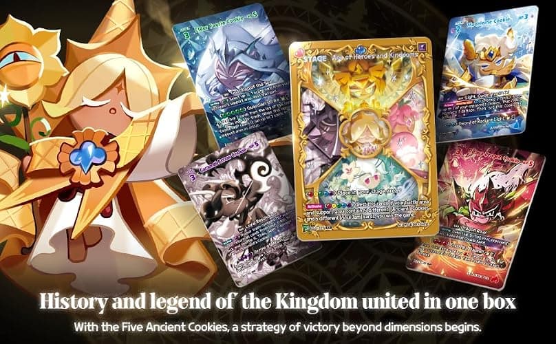 CookieRun TCG: Age of Heroes and Kingdoms Booster Display (Set 2) | Trading Card Game | 28 Booster Packs Per Box | 2 Players | Ages 6+ thumbnail 4