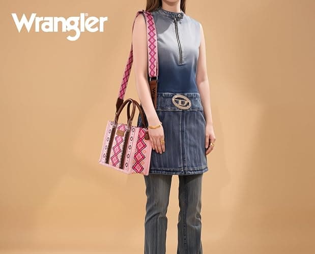 Wrangler Aztec Tote Bag for Women Boho Shoulder Purses and Handbags thumbnail 2