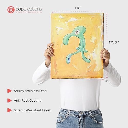 POP Creations SpongeBob SquarePants Bold And Brash Canvas Art - 17.5x14 Stretched Canvas - Ready-to-Hang Premium Quality Canvas Wall Art for Living Room thumbnail 3