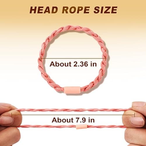 48 PCS Boho Hair Ties, Elastic Hair Tie Bracelets for Women, Cute Hair Ties No Damage, Ponytail Holders for Girls with Thick and Thin Hair - Multicolor thumbnail 2