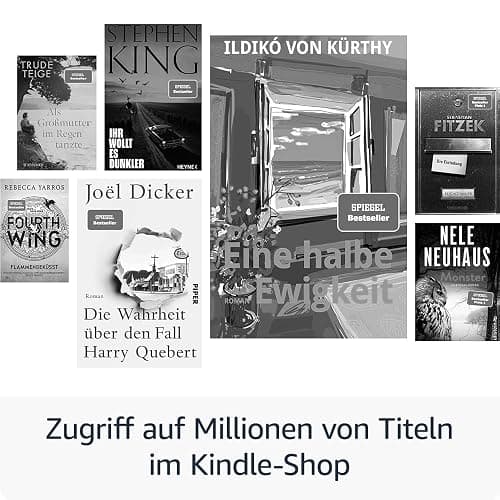 Amazon Kindle Paperwhite (neueste Generation) – Unser schnellster Kindle, mit neuem 7-Zoll-Display und wochenlanger Akkulaufzeit – 16 GB – ohne Werbung – schwarz thumbnail 6