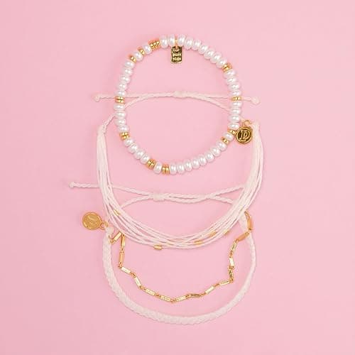 Pura Vida Bracelet Sweet Honey Bracelet Stack, 3 Stackable Bracelets for Women thumbnail 2