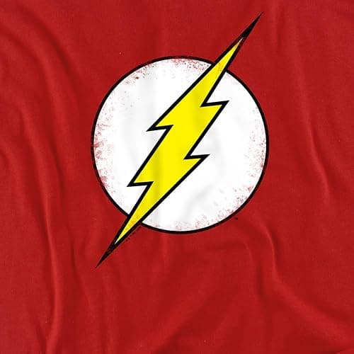 Popfunk The Flash Distressed Unisex Adult T Shirt thumbnail 2