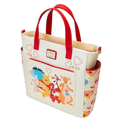 Loungefly Disney Winnie The Pooh Love Convertible Backpack and Tote Bag thumbnail 5