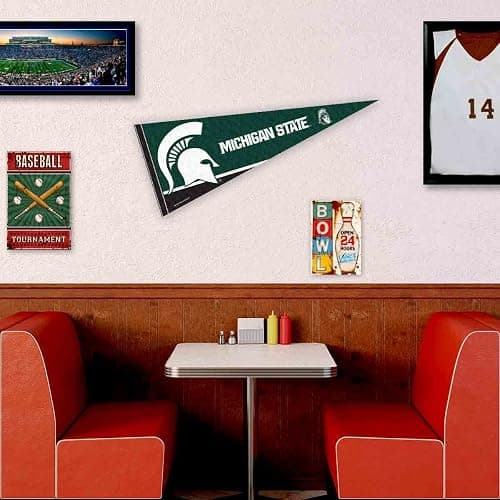 MSU Spartans Pennant Full Size Felt thumbnail 3