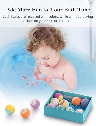 12 PCS Bubble Bath Bombs - Enjoy a Relaxing and Aromatherapy Bath with These Fizzy Bath Bombs Infused Multiple Fragrances thumbnail 4